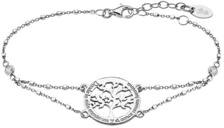 LOTUS SILVER bransoleta TREE OF LIFE