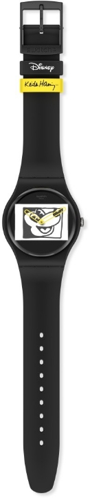 Swatch Mickey Blanc Sur Noir