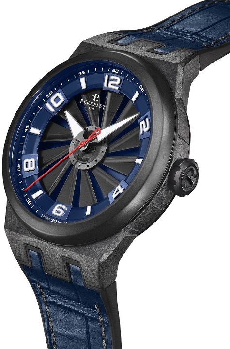 Obrazek Perrelet Turbine Carbon Midnight Blue