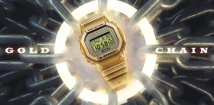 Casio G-Shock Gold Chain Box Set