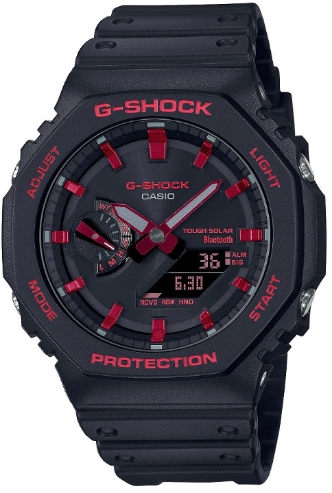 Casio G-Shock Carbon Core Guard Tough Solar Bluetooth Ignite Red Series