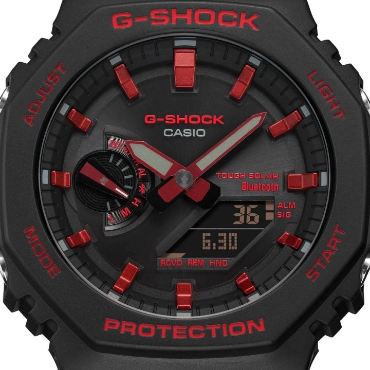 Casio G-Shock Carbon Core Guard Tough Solar Bluetooth Ignite Red Series