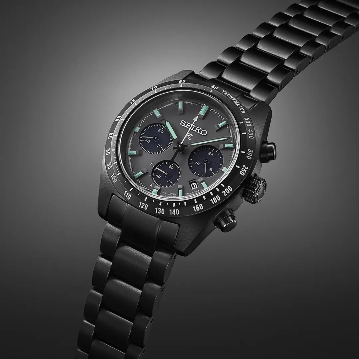 Obrazek Seiko Prospex Speedtimer Solar Chronograph The Black Series