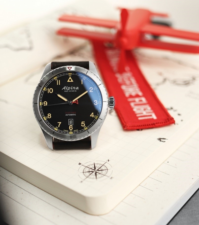 Obrazek Alpina Startimer Pilot Automatic Black