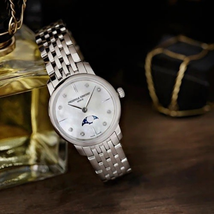 Obrazek Frederique Constant Classics Slimline Ladies Moonphase