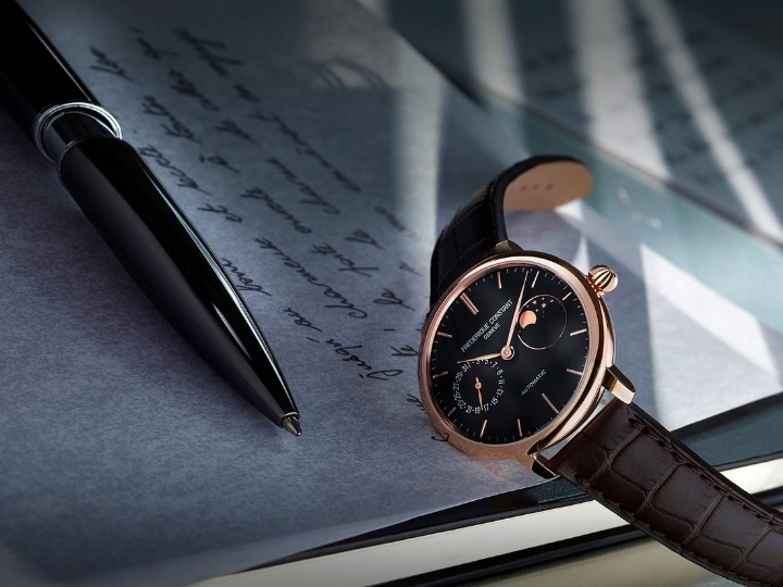 Obrazek Frederique Constant Slimline Moonphase Manufacture