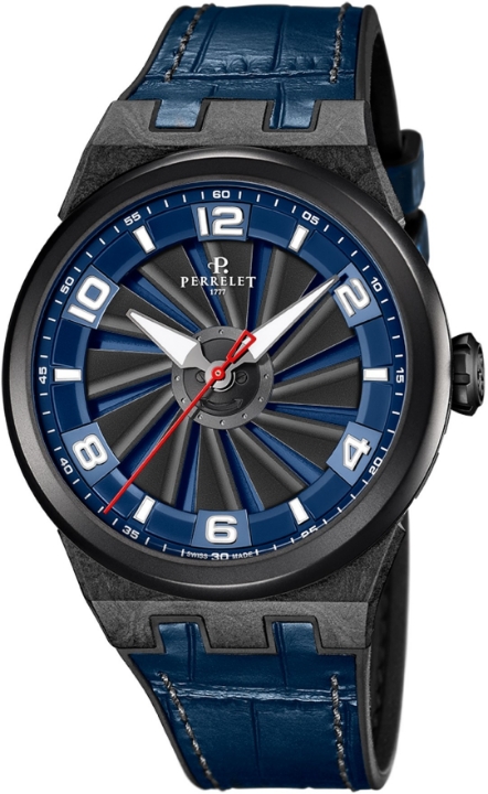 Obrazek Perrelet Turbine Carbon Midnight Blue