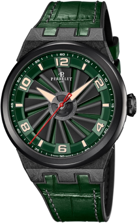 Obrazek Perrelet Turbine Carbon Forest Green