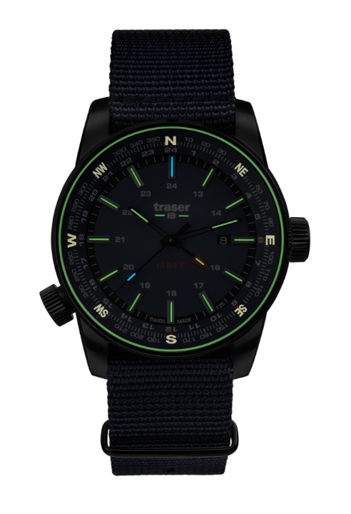 Obrazek Traser P68 Pathfinder GMT Blue + UV svítilna zdarma