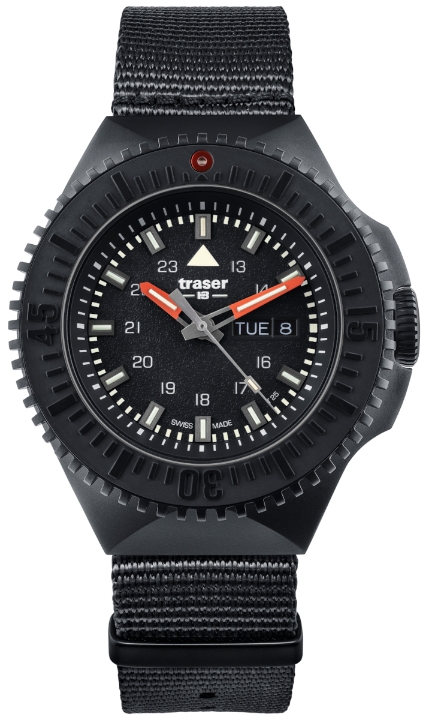 Obrazek Traser P69 Black Stealth Black NATO + UV svítilna zdarma