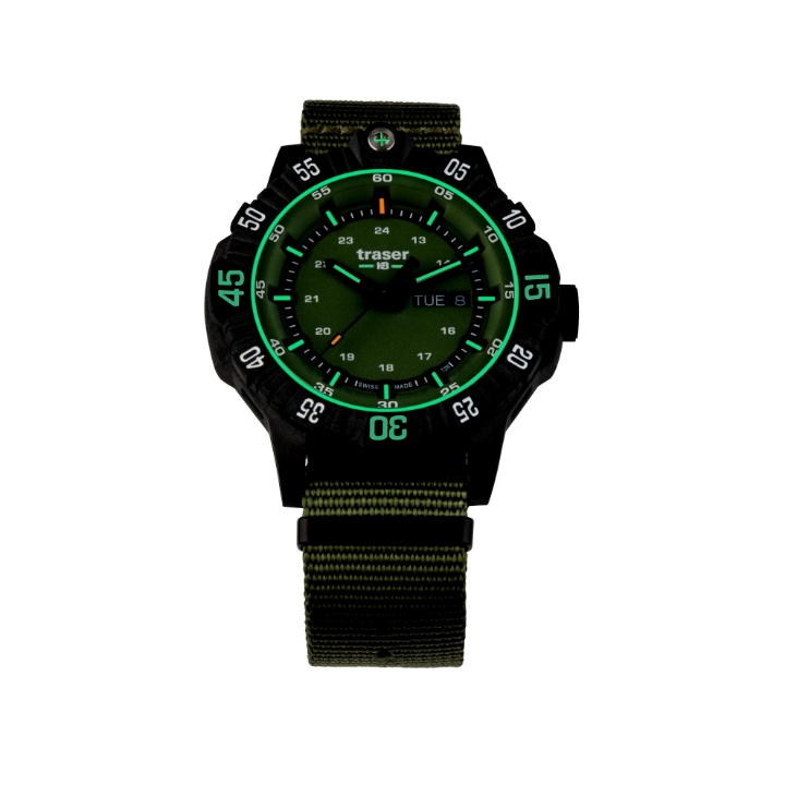 Obrazek Traser P99 Q Tactical Green NATO + UV svítilna zdarma