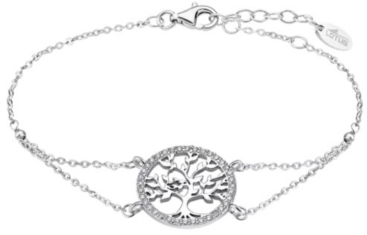 LOTUS SILVER bransoleta TREE OF LIFE