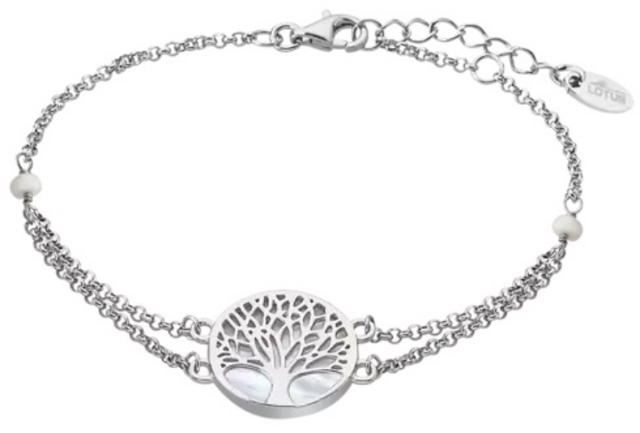 LOTUS SILVER bransoleta TREE OF LIFE