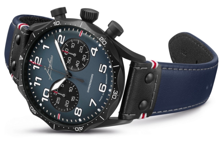 Junghans Meister Pilot Chronoscope Navy Blue