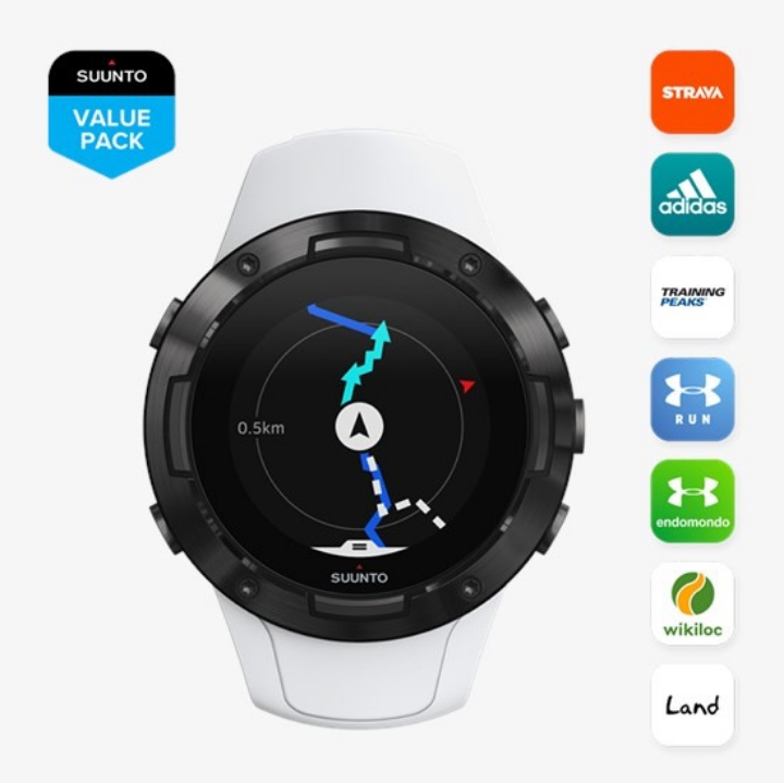 Obrazek SUUNTO 5 WHITE BLACK GPS