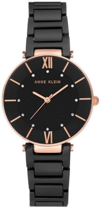 Obrazek Anne Klein Ceramic Black-Rose Gold