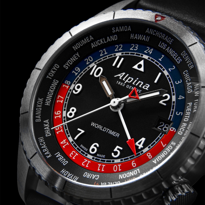 Obrazek Alpina Startimer Pilot Quartz Worldtimer