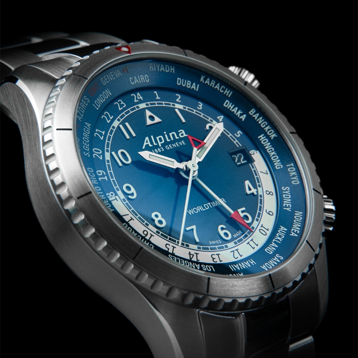 Obrazek Alpina Startimer Pilot Quartz Worldtimer