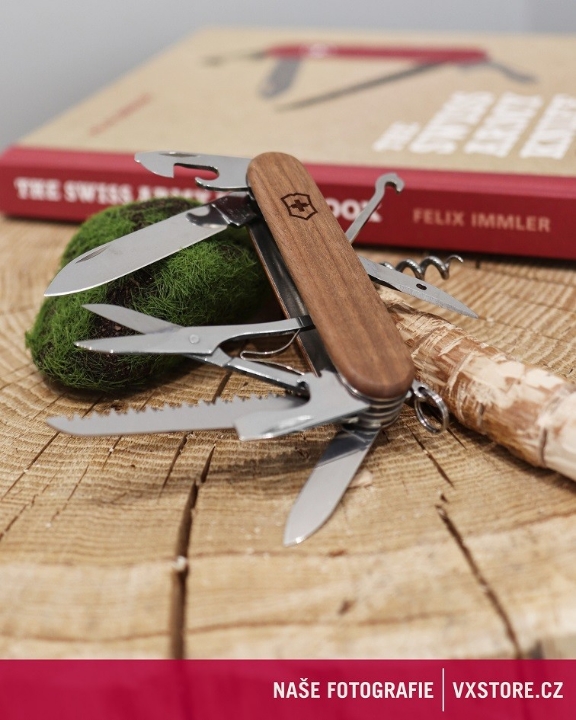 Scyzoryk Victorinox Huntsman Wood, 91mm, orzech