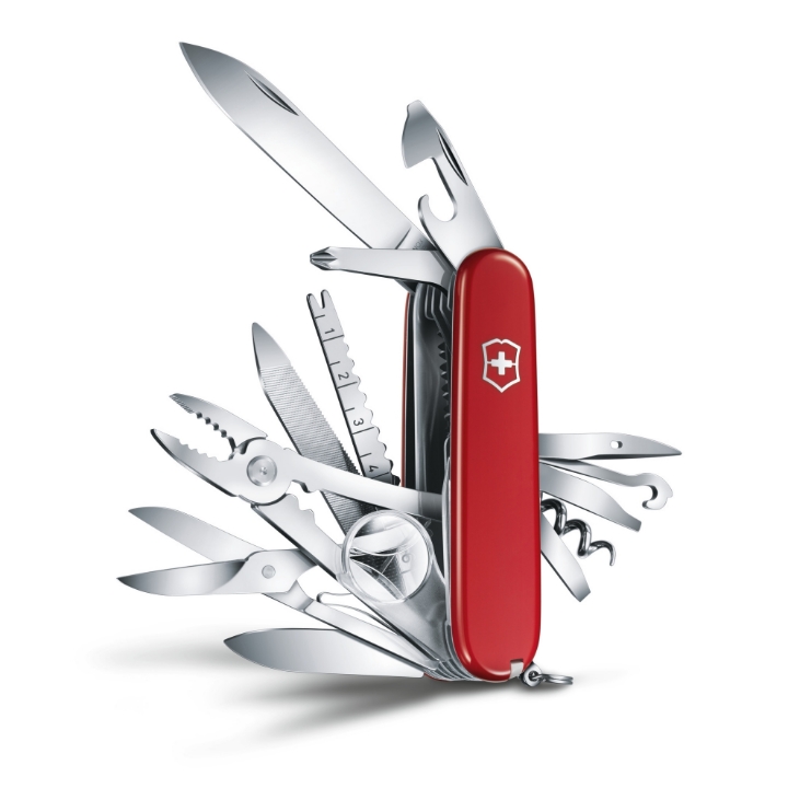 Scyzoryk Victorinox SwissChamp, 91mm, Celidor, czerwony