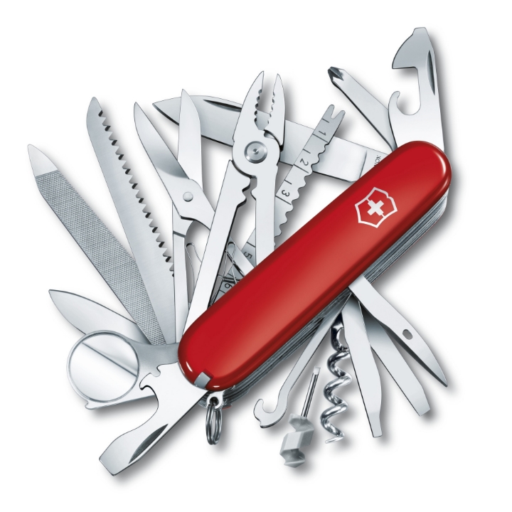 Scyzoryk Victorinox SwissChamp, 91mm, Celidor, czerwony