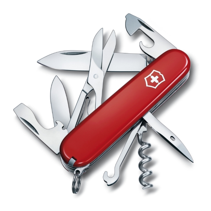 Scyzoryk Victorinox Climber, 91mm, Celidor, czerwony