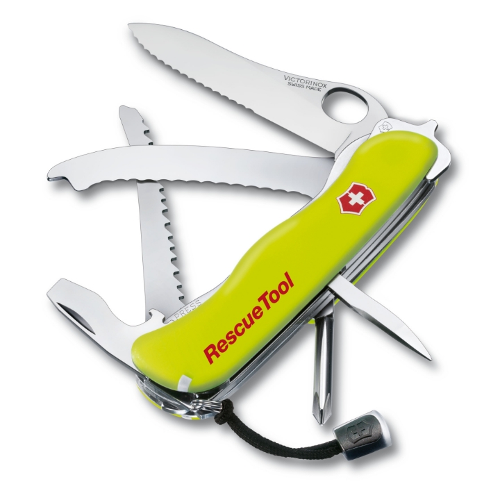 Scyzoryk Victorinox Rescue Tool, 111mm, Nylon, żółty, etui