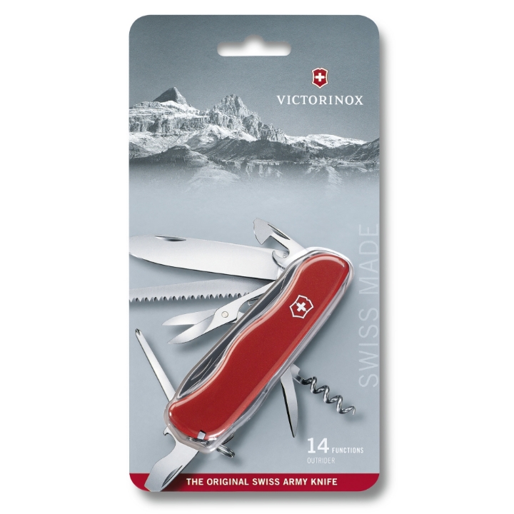 Scyzoryk Victorinox Outrider, 111mm, Nylon, czerwony