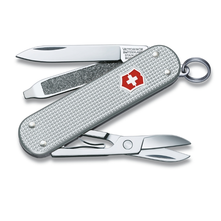 Scyzoryk Victorinox Classic Alox, 58 mm, aluminium, srebrny