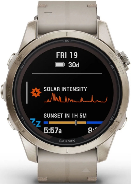 Obrazek Garmin Fenix 7S Pro Sapphire Solar 42mm Soft Gold