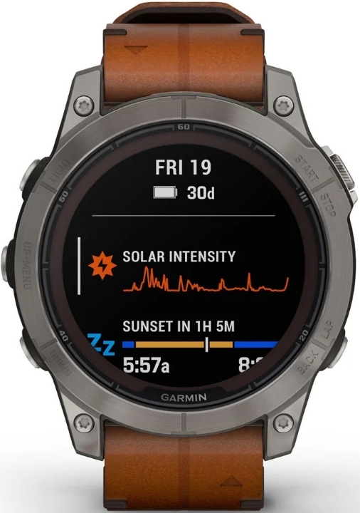 Obrazek Garmin Fenix 7 Pro Sapphire Solar 47 mm Titanium Chestnut