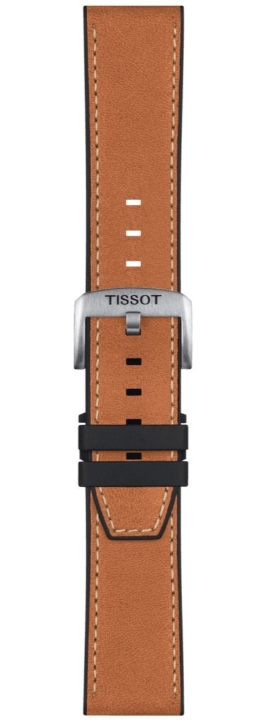 SKÓRZANY BRĄZOWY PASEK TISSOT 23 MM