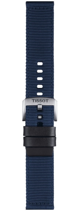 MATERIAŁOWY NIEBIESKI PASEK TISSOT 22 MM