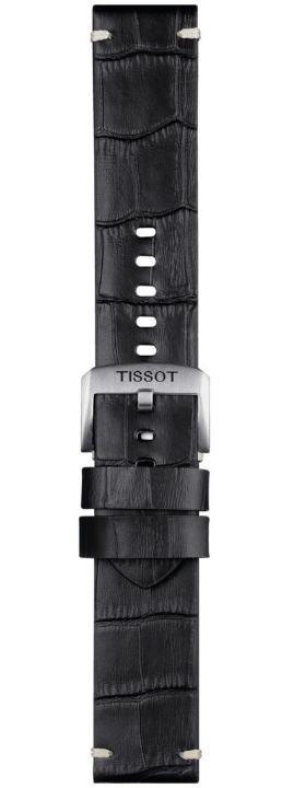 SKÓRZANY CZARNY PASEK TISSOT 22 MM