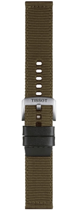 Obrazek MATERIAŁOWY PASEK TISSOT W KOLORZE KHAKI 22 MM