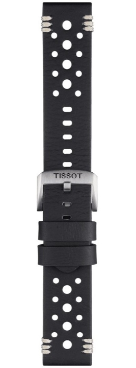 SKÓRZANY CZARNY PASEK TISSOT 22 MM