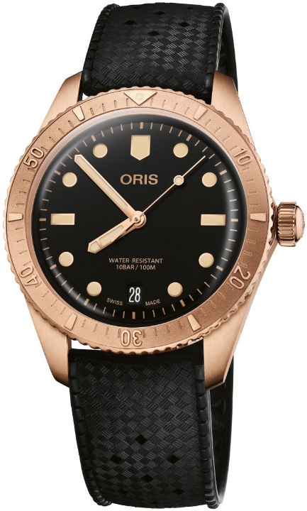 Obrazek Oris Divers Sixty-Five Cotton Candy Sepia