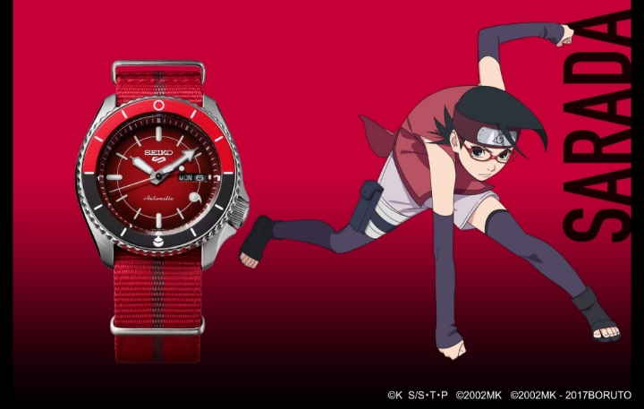 Seiko 5 Sports Sarada Uchiha Limited Edition