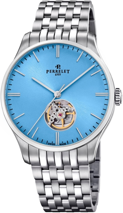 Perrelet Weekend Open Heart Ice Blue