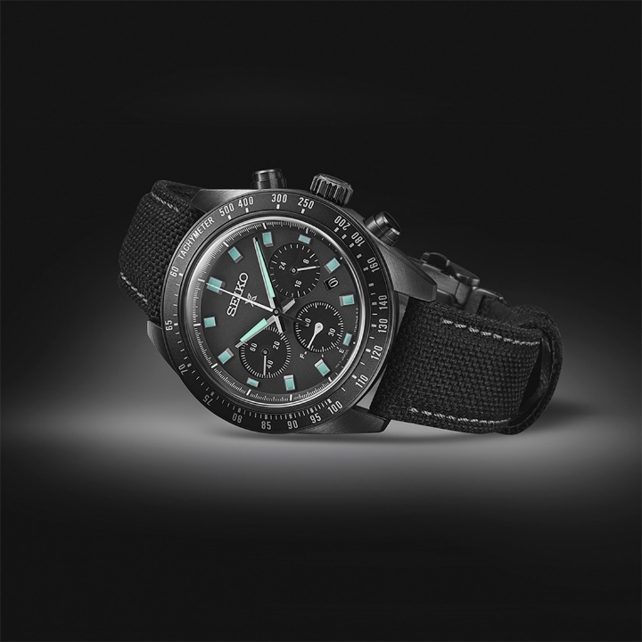 Obrazek Seiko Prospex Speedtimer The Black Series ‘Night Vision’ Solar Speedtimer Chronograph