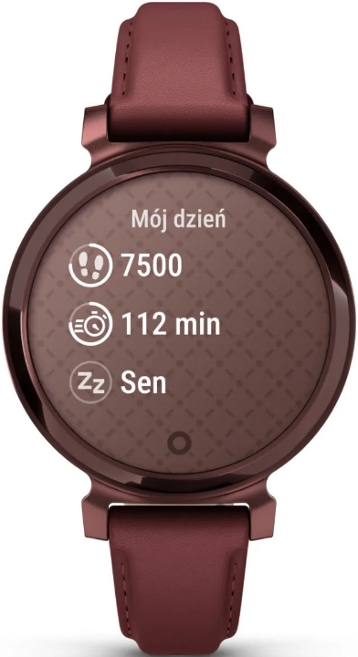 Obrazek Garmin Lily 2 Classic Dark Bronze ze skórzanym paskem w kolorze Mulberry