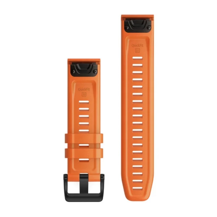 Obrazek Pasek QuickFit Ember Orange Silicone 22