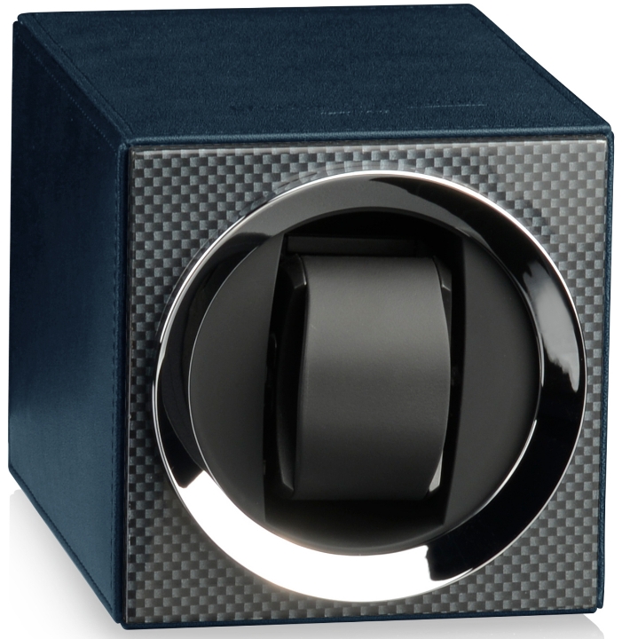 Obrazek Watch Winder Moon Carbon / Blue