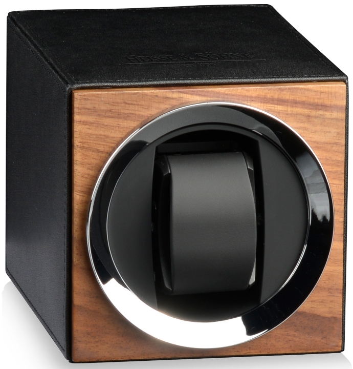 Obrazek Watch Winder Moon - Walnut / Black