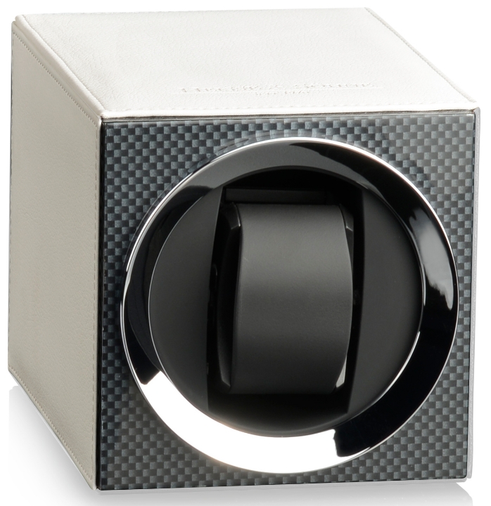 Watch Winder Moon - Carbon / Creme