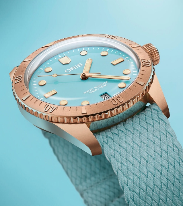 Obrazek Oris Divers Sixty-Five Cotton Candy Sky Blue