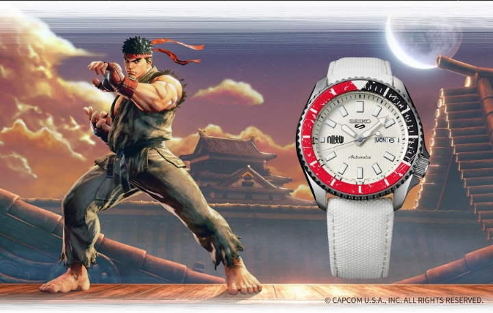 Seiko 5 Sports Street Fighter V Limited Edition RYU - Unshakable Fist