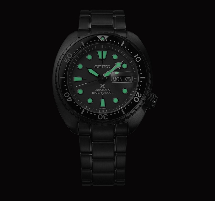 Obrazek Seiko Prospex The Black Series ‘Night Vision’ Turtle Diver