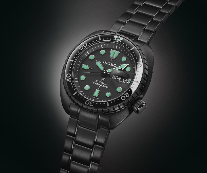 Obrazek Seiko Prospex The Black Series ‘Night Vision’ Turtle Diver