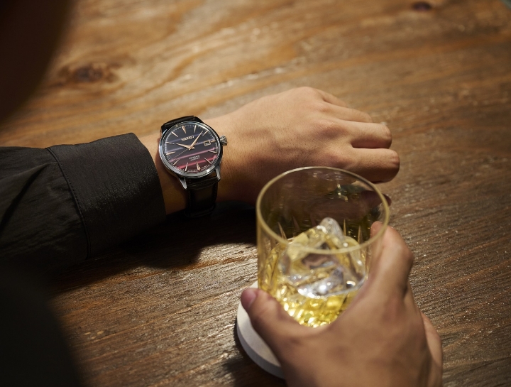 Obrazek Seiko Presage Cocktail Time STAR BAR Purple Sunset Limited Edition